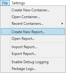 Create Report